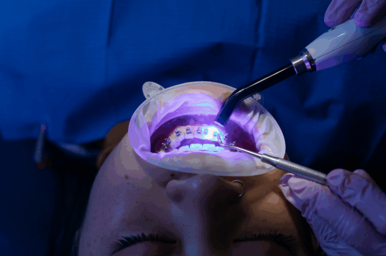 What happens during Regular visits for braces and adjustments